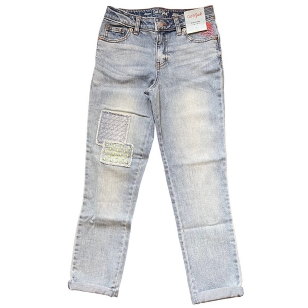 NWT Cat & Jack girlfriend Jeans with‎ stretch